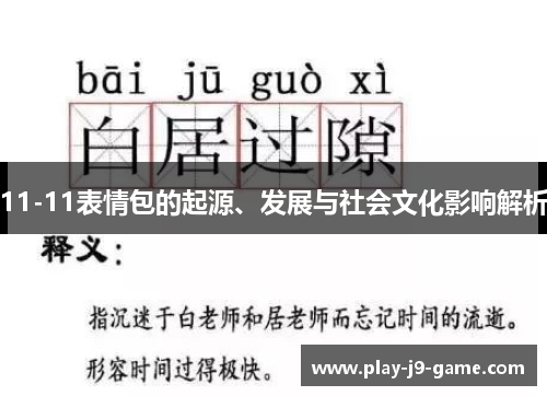 11-11表情包的起源、发展与社会文化影响解析