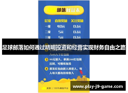 足球部落如何通过精明投资和经营实现财务自由之路 足球部落如何通过精明投资和经营实现财务自由之路