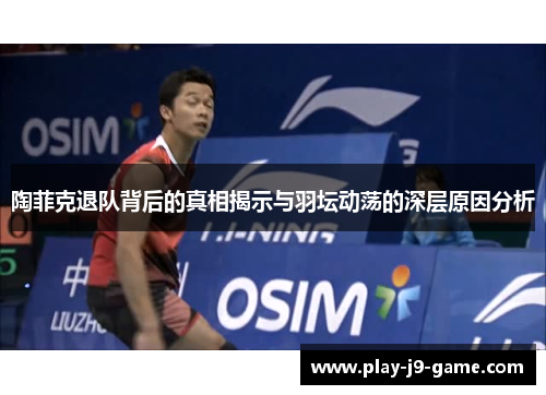 陶菲克退队背后的真相揭示与羽坛动荡的深层原因分析 陶菲克退队背后的真相揭示与羽坛动荡的深层原因分析